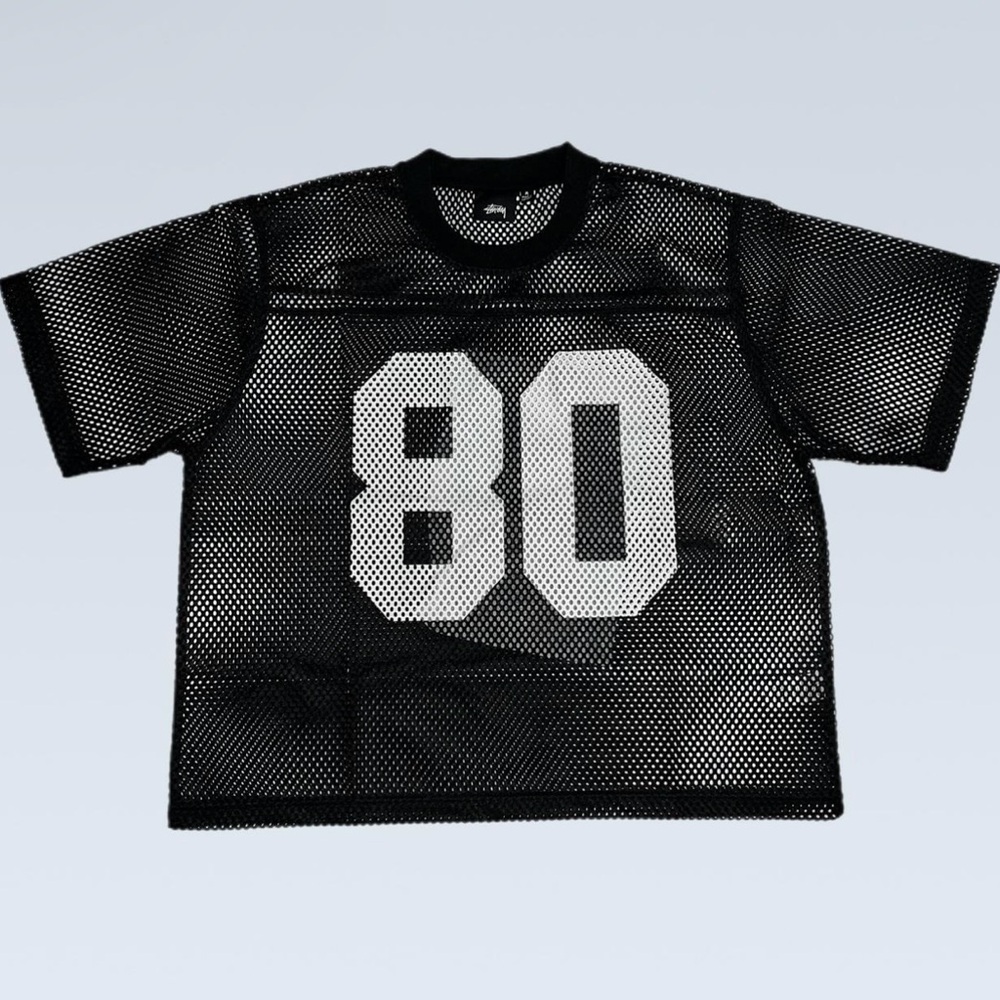 Stussy Team 80 Jersey Black